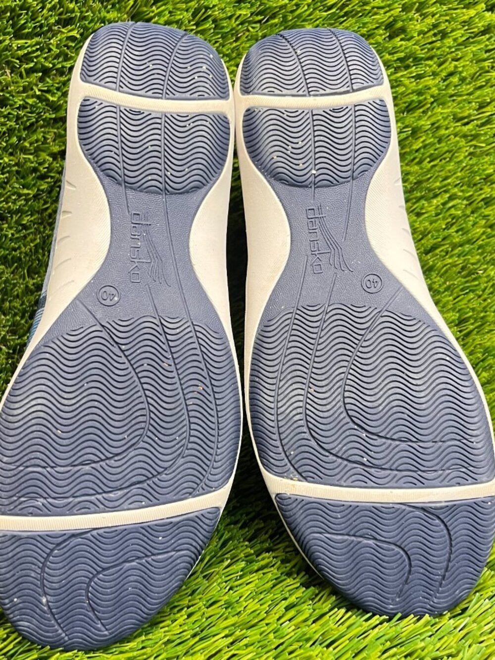 Dansko Harriet Womens Size 9.5 Blue Gray Casual Walking Comfort Slip-On Shoes - Picture 7 of 10